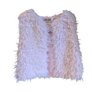 Fuzzy plush pink vest Genuine Kids from Oshkosh 2T 3T